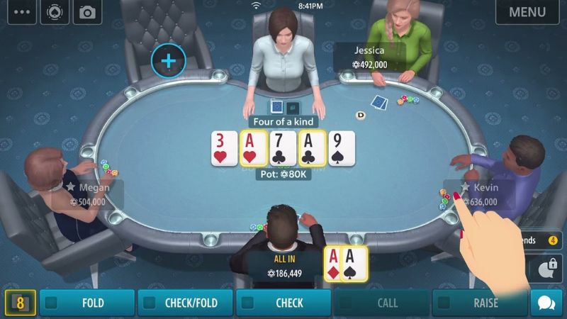 Hướng dẫn chơi Poker cho tân thủ tại HitClub