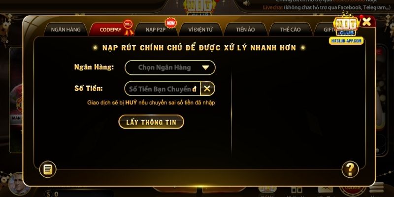 Nạp rút tiền
