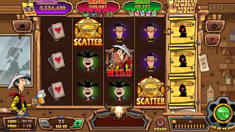 Bí kíp chơi nổ hũ Lucky Luke HitClub