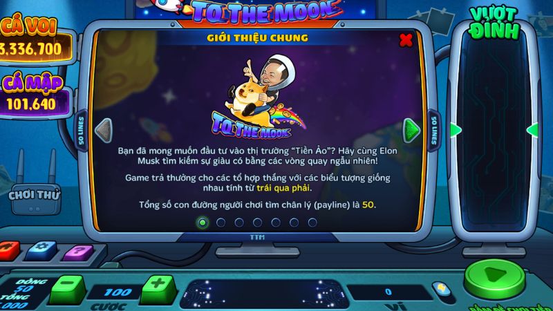 Nổ hũ To The Moon HitClub săn jackpot